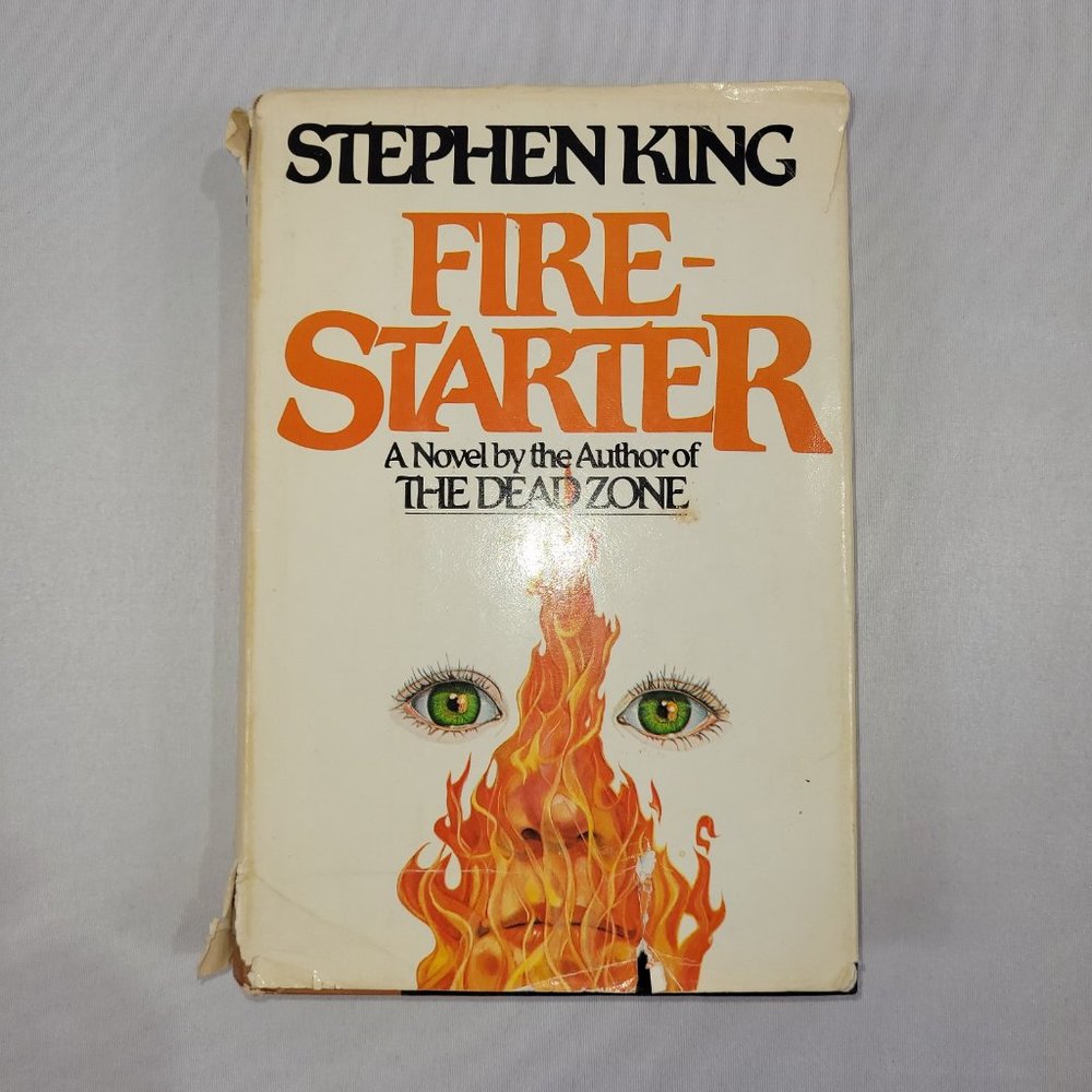 Stephen King Fire-Starter 1980 Richard Bachman Hardcover Book Club Viking